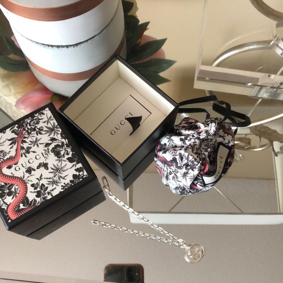 New Authentic GUCCI Interlocking G Chain Linked 925 Sterling Silver Bracelet - Picture 4 of 8